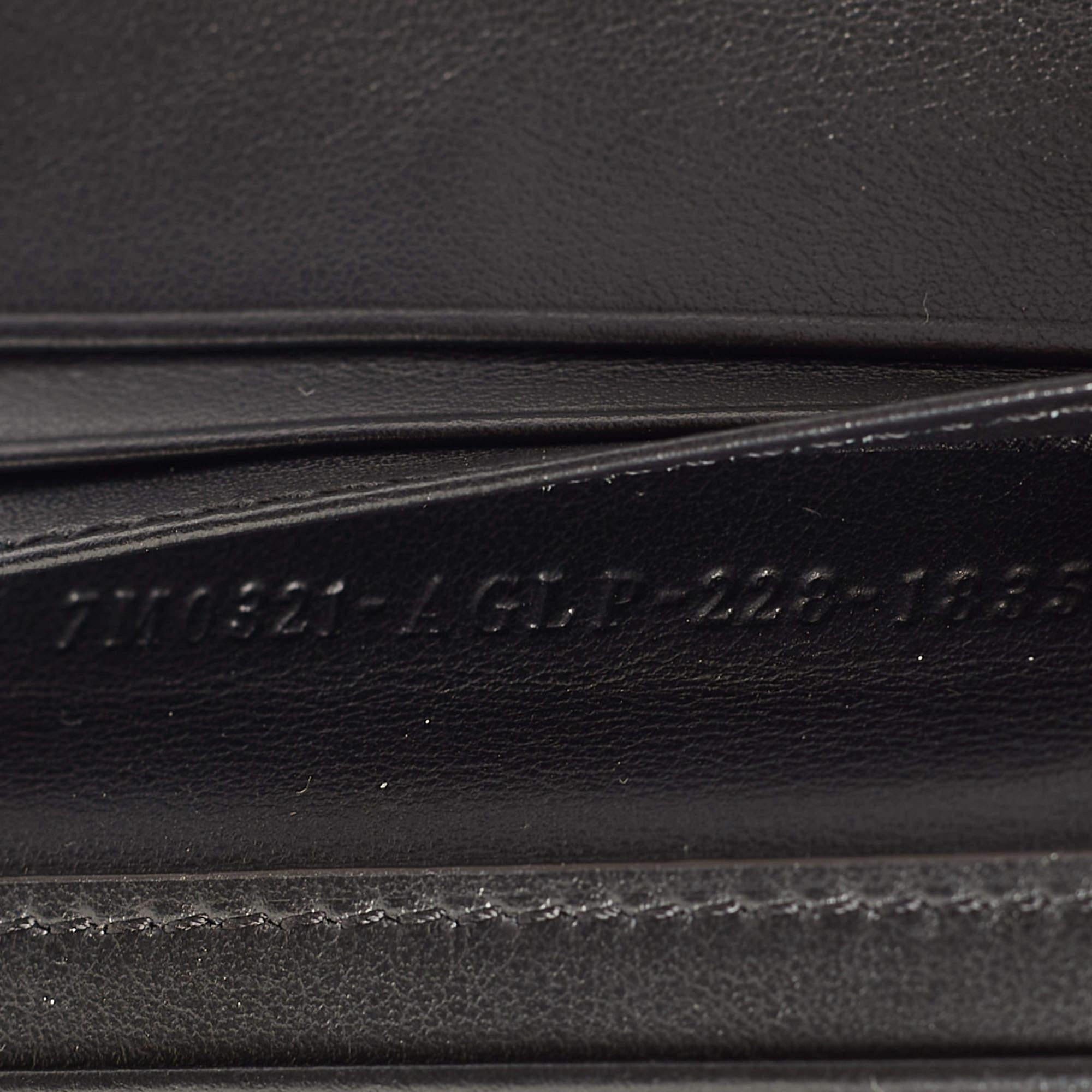 Fendi Mint Blue Zucca Leather Wearable Card Case 5