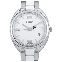 Used Fendi Momento White Quartz Watch F211034004