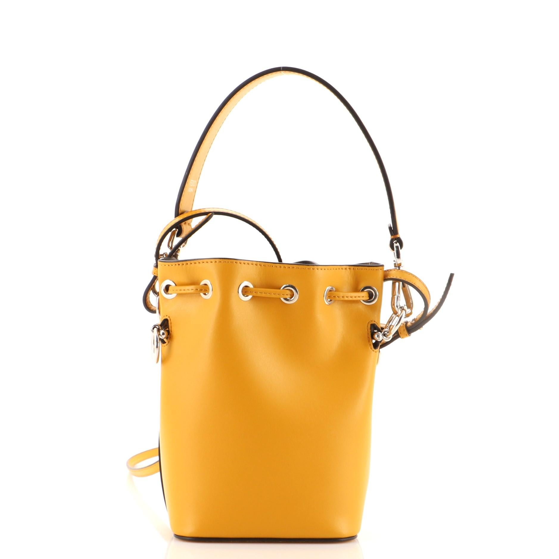 fendi gold bucket bag
