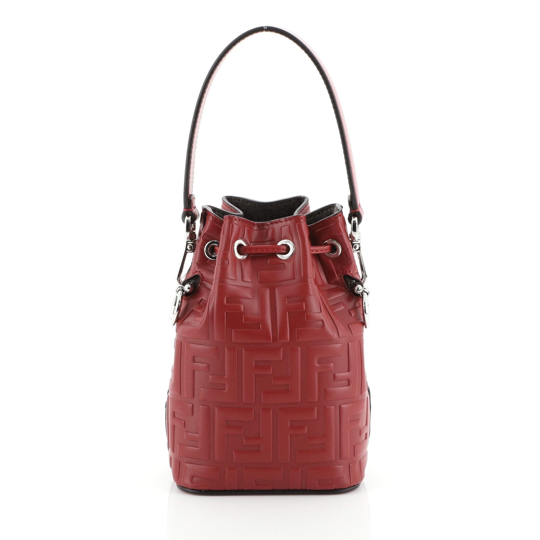 fendi mon tresor bucket bag