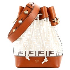 Fendi Mon Tresor Bucket Bag Zucca PU Small