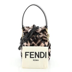 Fendi  Mon Tresor Bucket Bag Zucca Shearling Mini