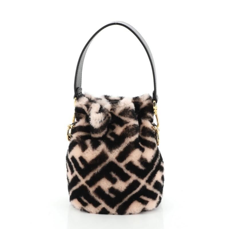 fendi fur bucket bag