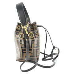 Fendi FF Embossed Calfskin Mon Tresor Mini Bucket Bag (SHF-mo1hOL) – LuxeDH