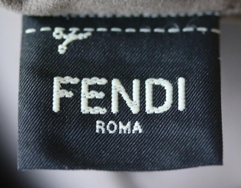 Fendi Mon Trésor Embossed Leather Bucket Bag at 1stDibs