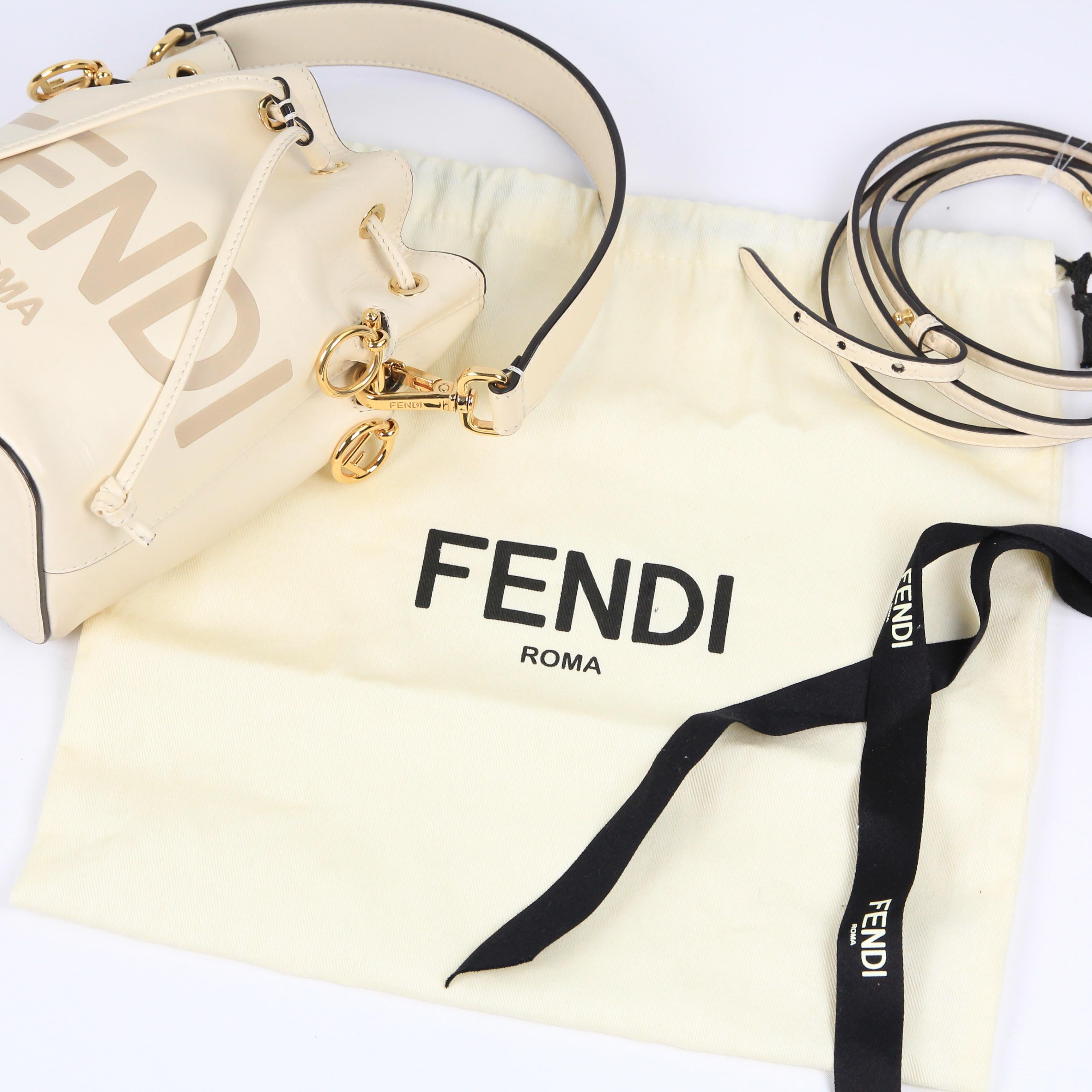 Fendi Mon Trésor leather handbag For Sale 15