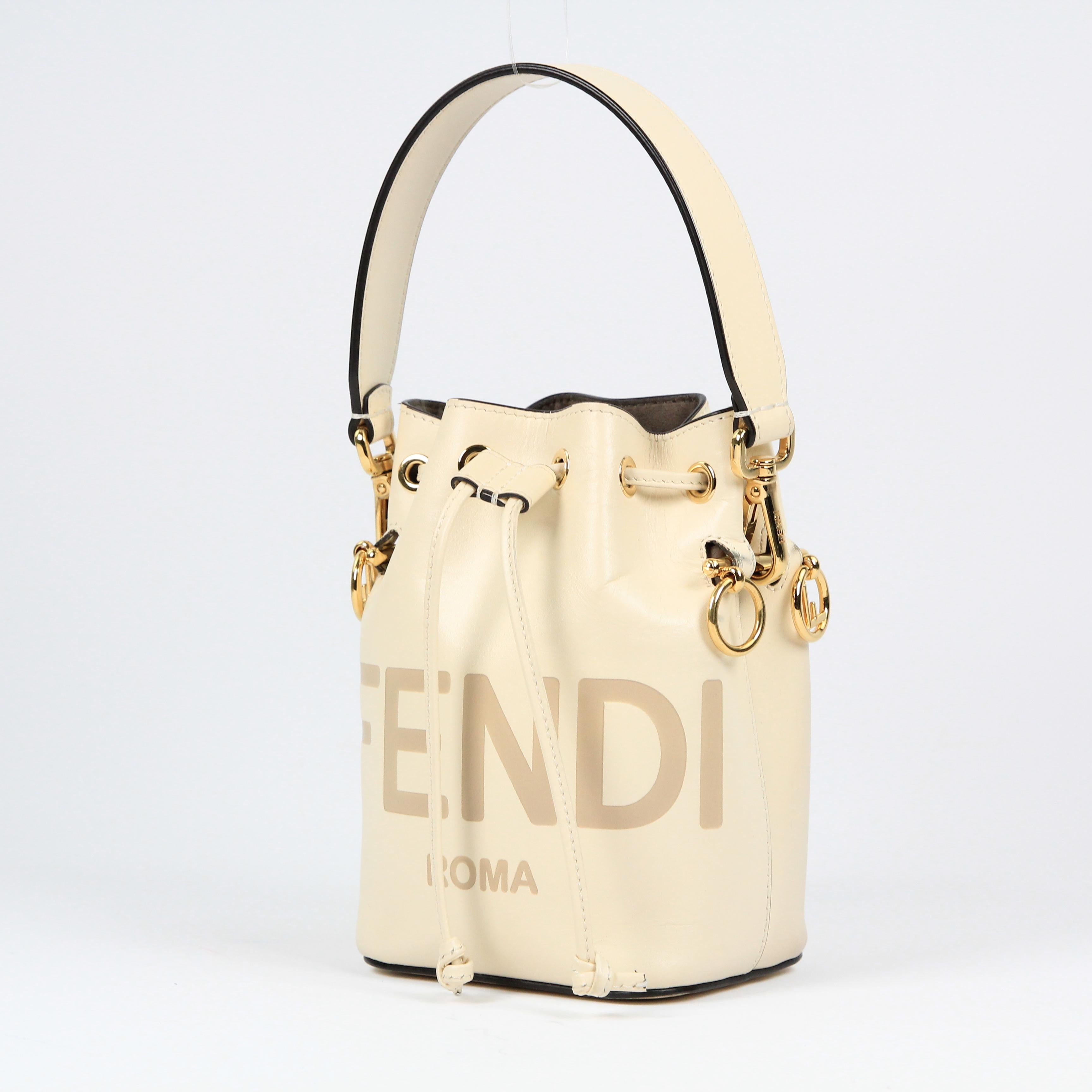 Fendi Mon Trésor leather handbag For Sale 2