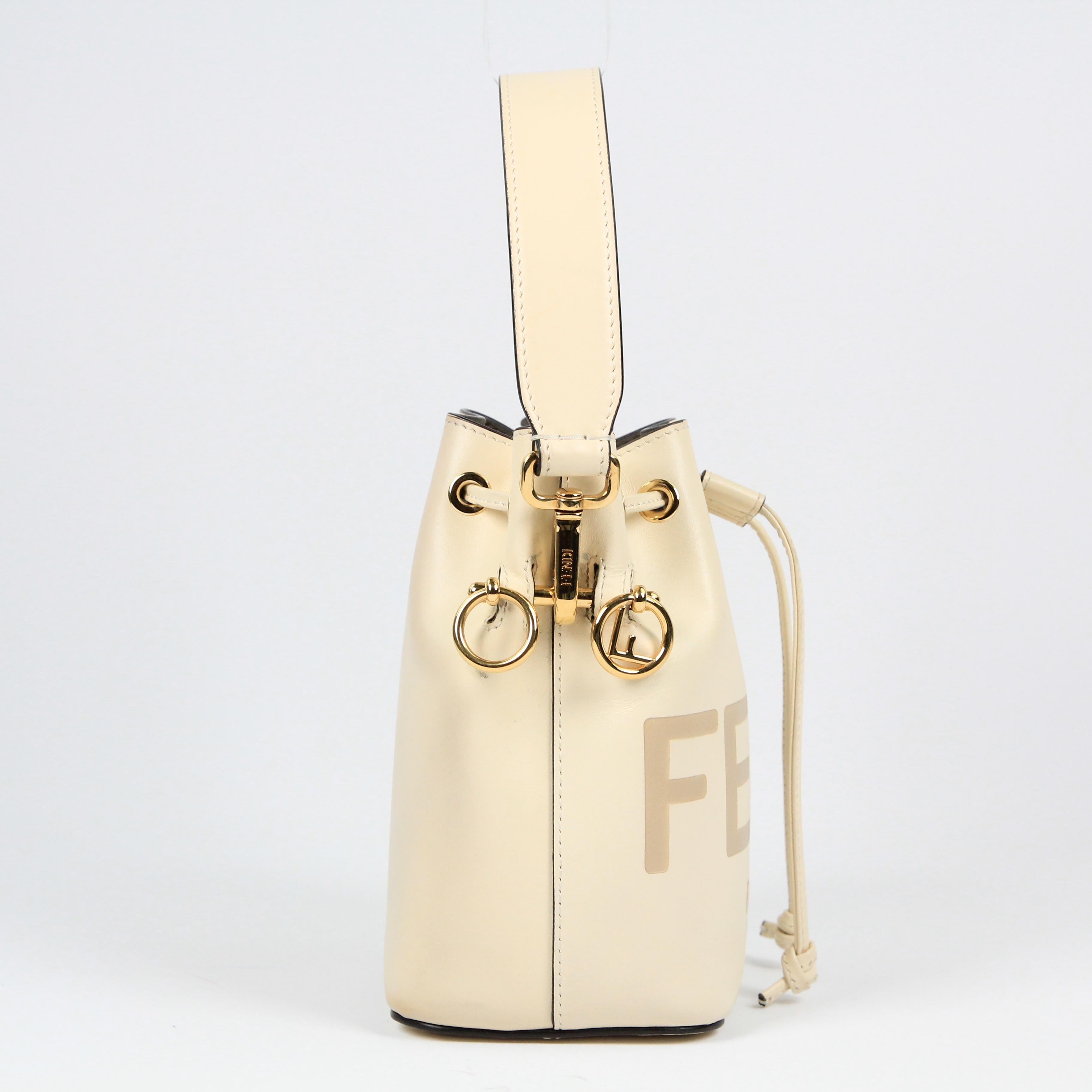 Fendi Mon Trésor leather handbag For Sale 4