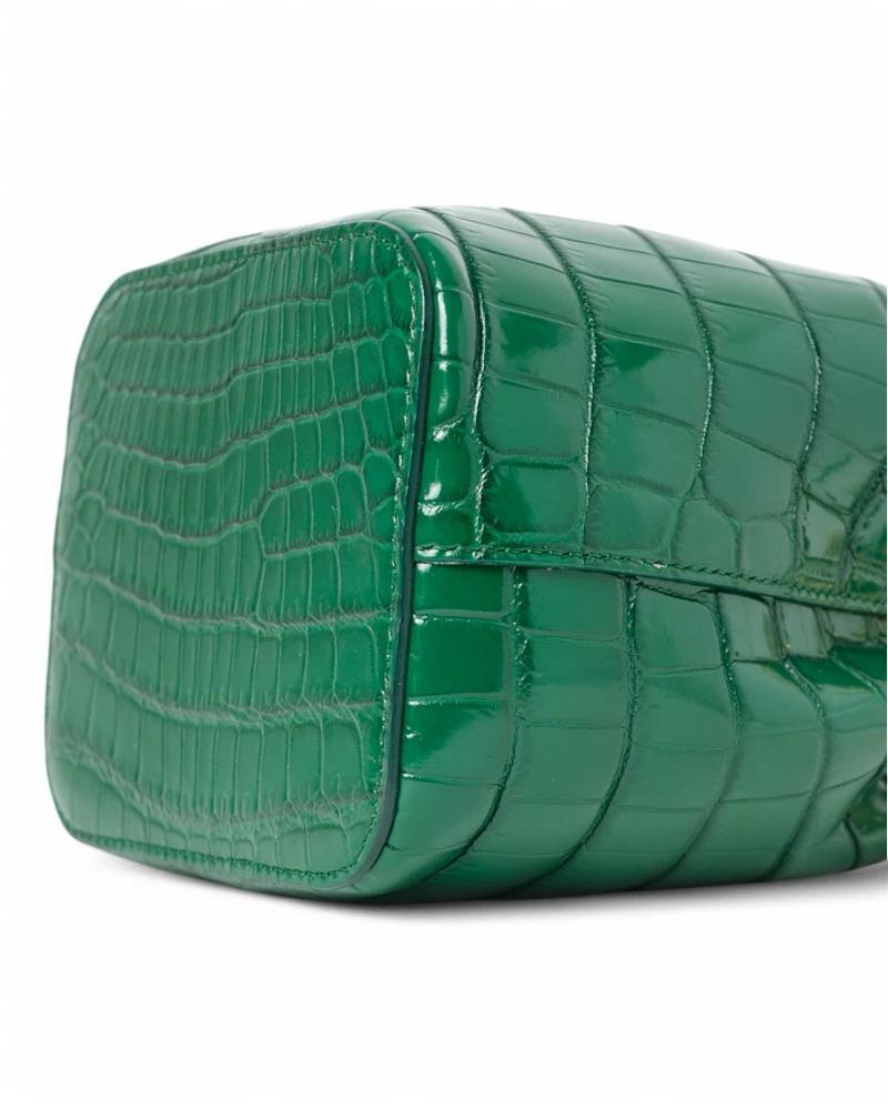 Fendi Mon Tressor Bucket Mini Coconut Green en vente 5