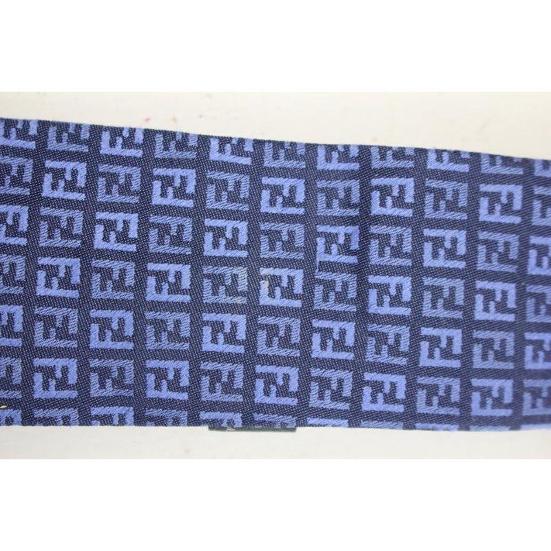 Fendi Monogram 100% Silk Tie FFTTY01 In Good Condition For Sale In Dix hills, NY
