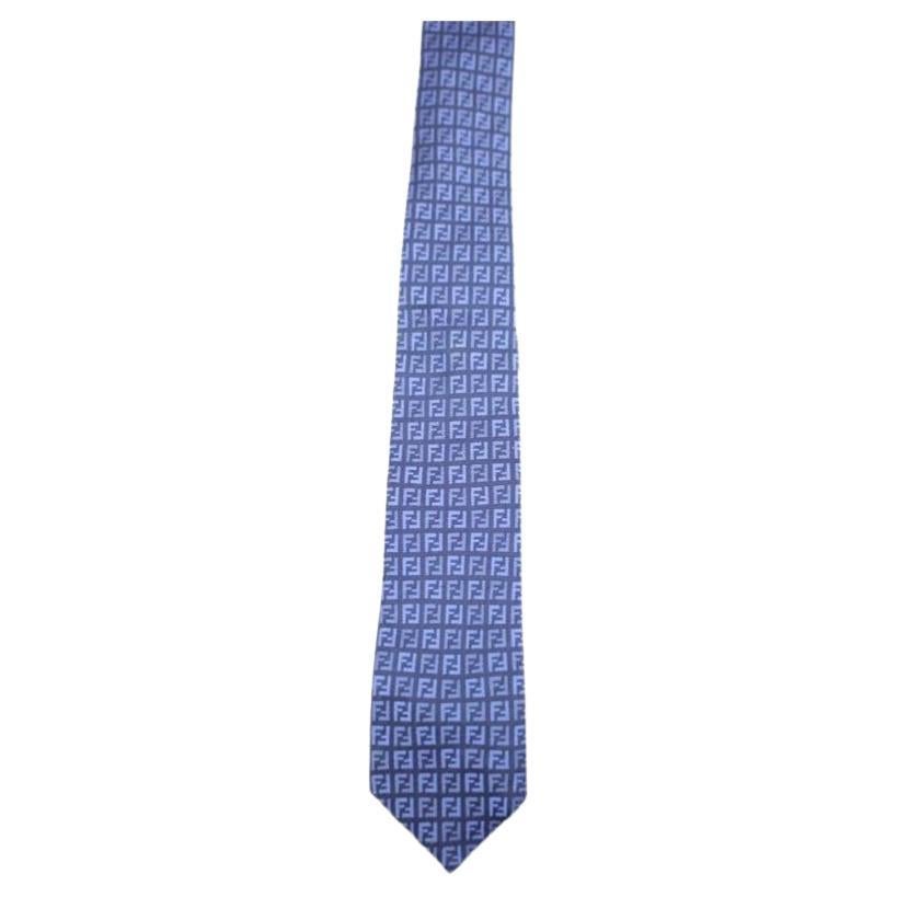 Fendi Monogram 100% Silk Tie FFTTY01