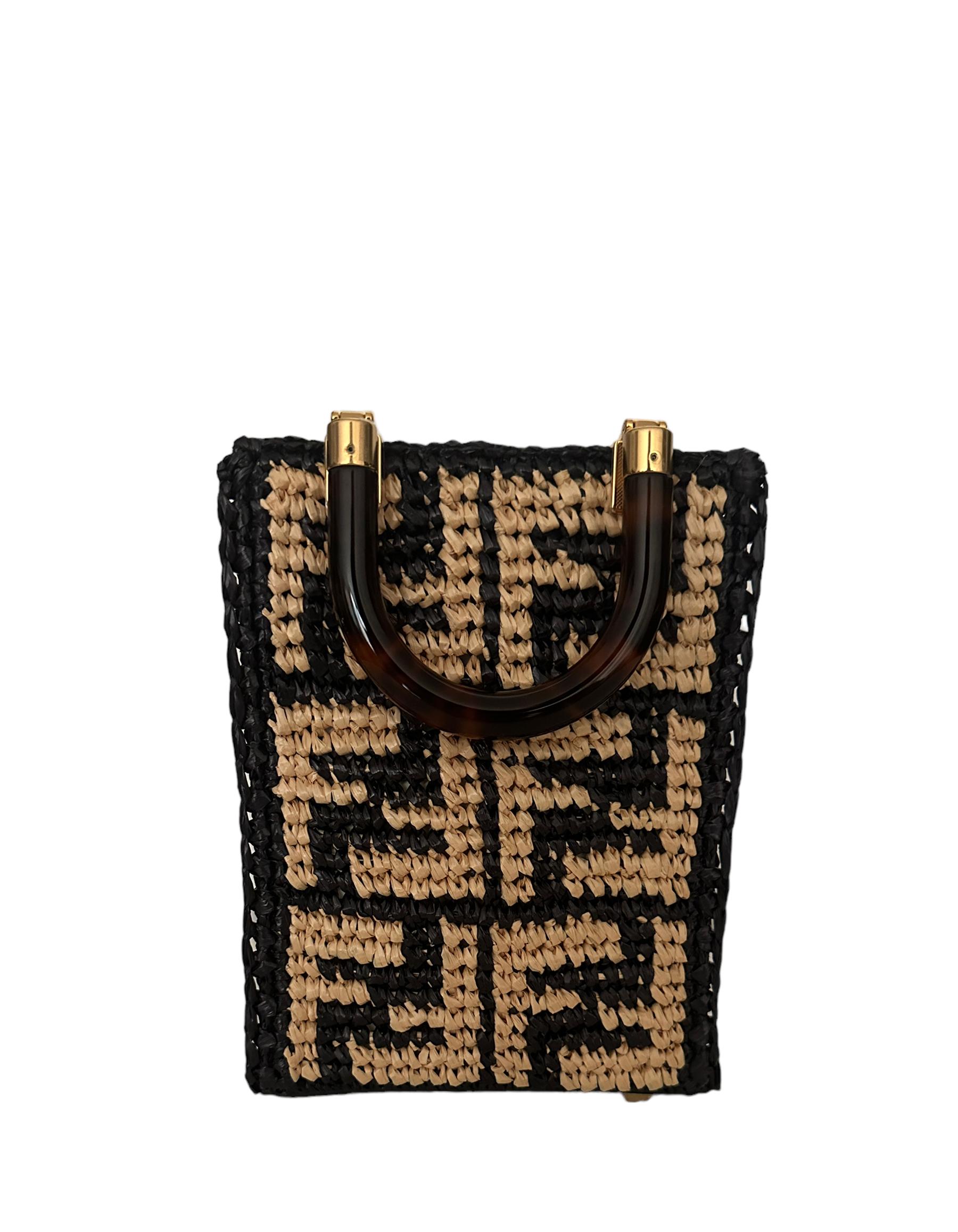 Fendi Raffia Tote Bag - 2 For Sale on 1stDibs | fendi raffia bag,  strandtasche designer sale, fendi strandtasche