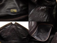 Fendi Monogram Ff Zucca Boston 232897 Brown Canvas Weekend/Travel Bag