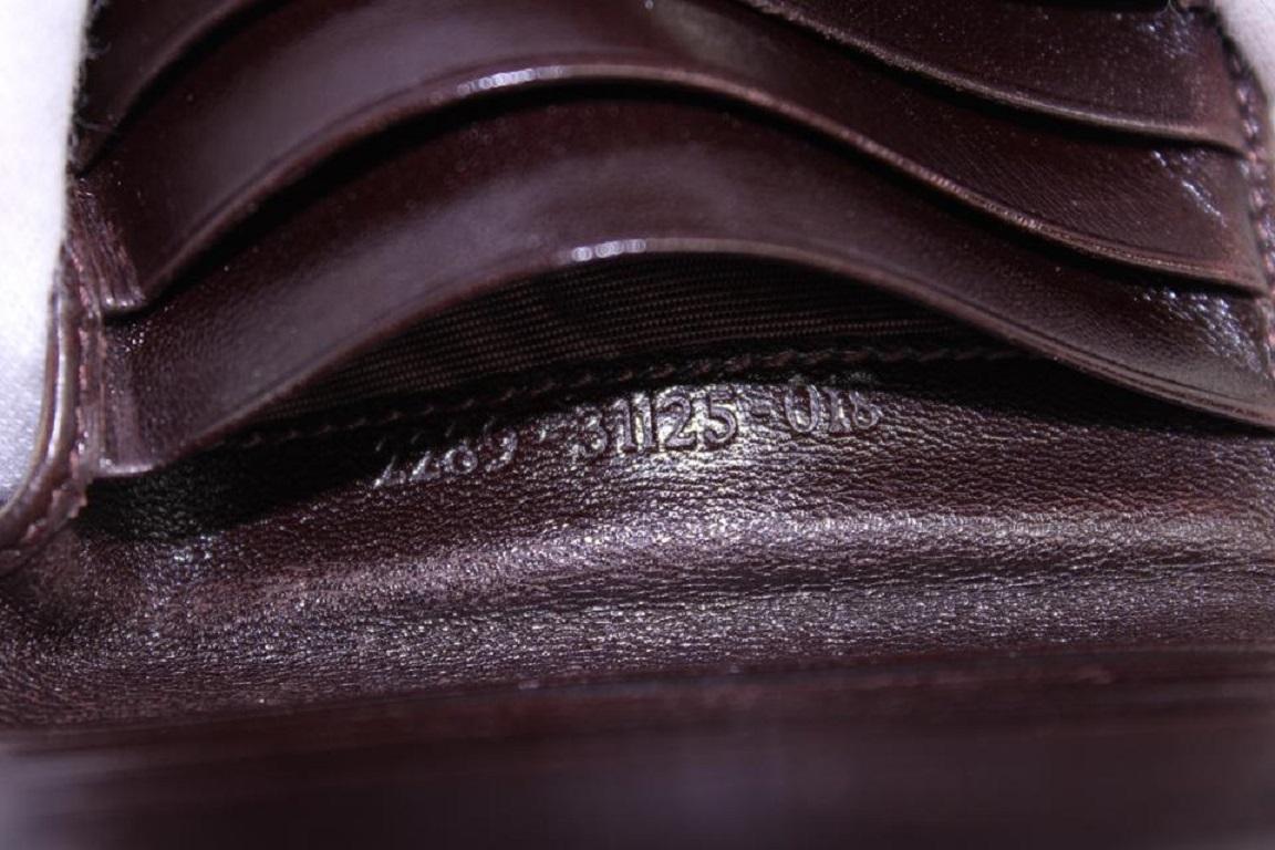 Fendi Monogramm FF Zucca kompakte Zip Brieftasche 13FF1214 Damen im Angebot