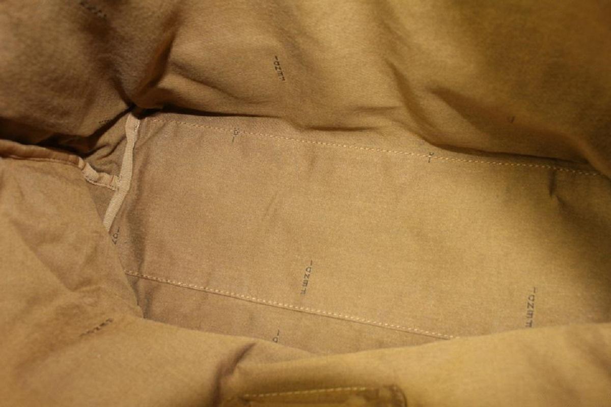 Fendi Monogram FF Zucca Silver Shopper Tote Bag 105f9 In Good Condition In Dix hills, NY