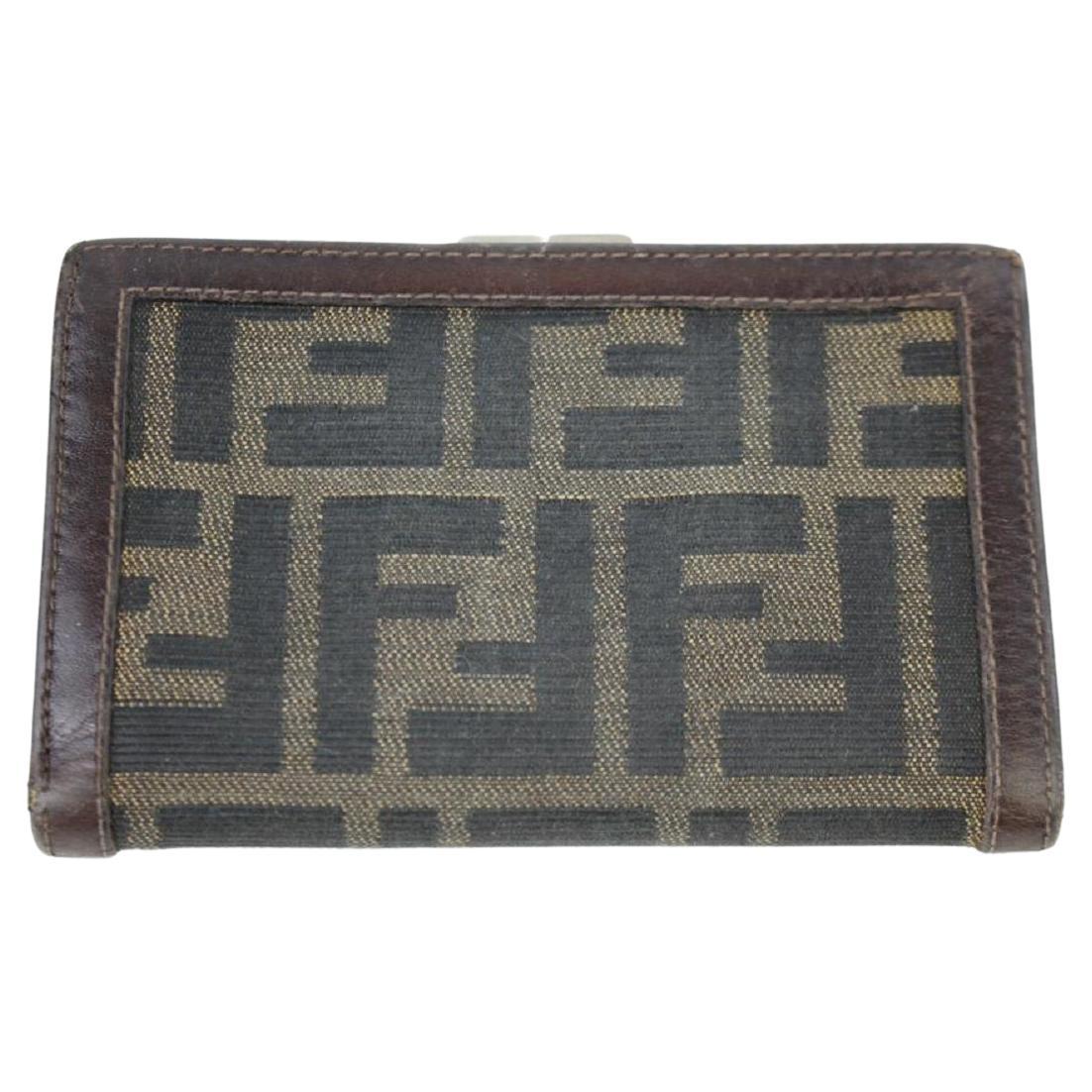Fendi Monogram FF Zucca Wallet Bifold 14FJ928