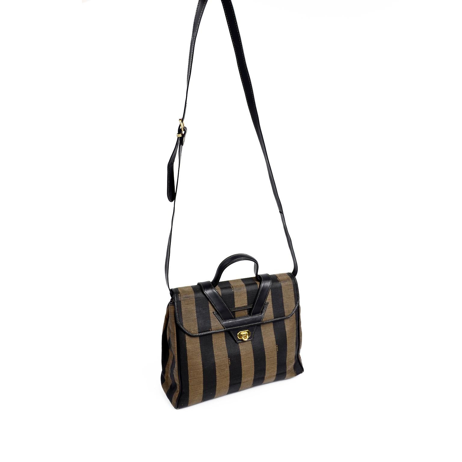 vintage striped fendi bag