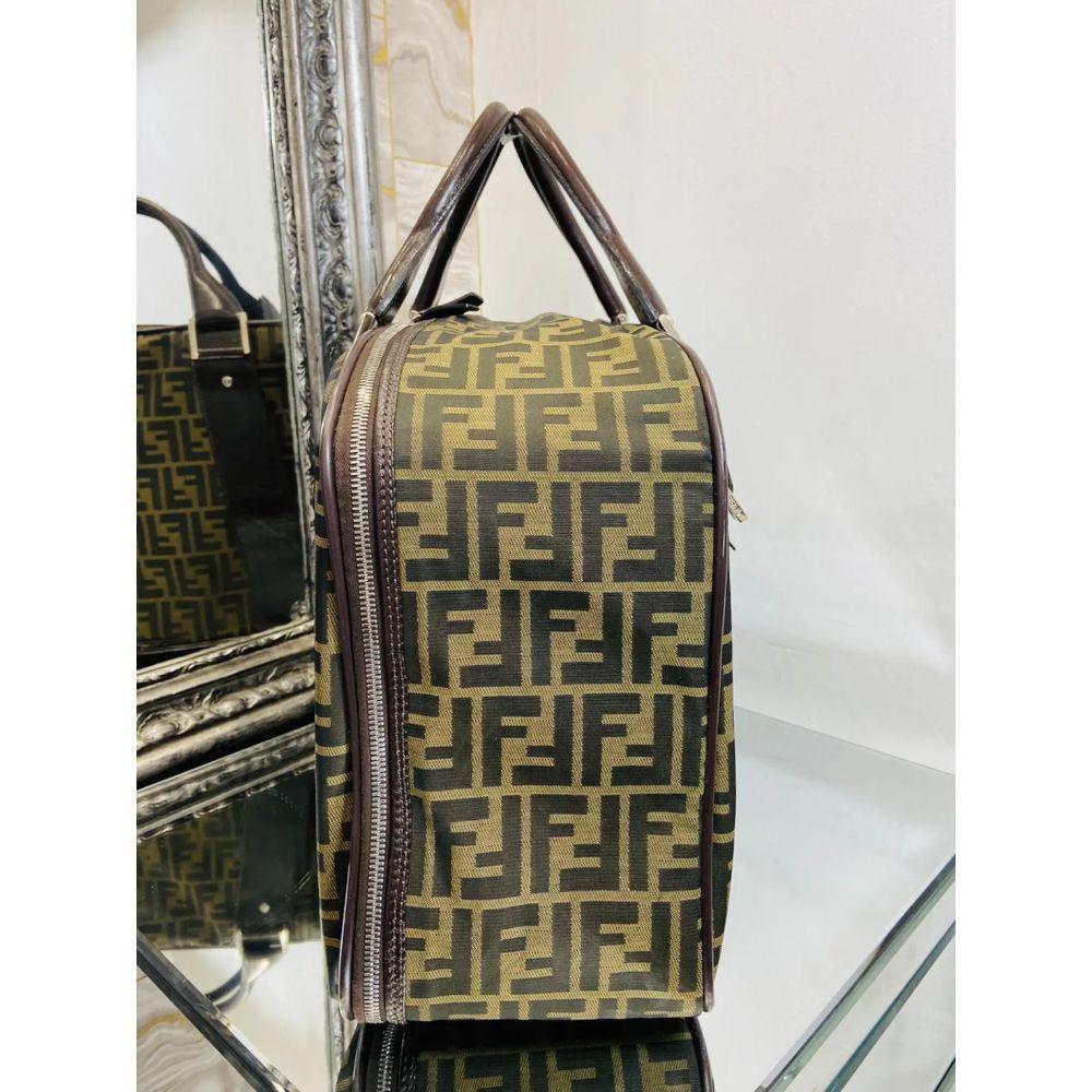 Black Fendi Monogram Travel Bag For Sale