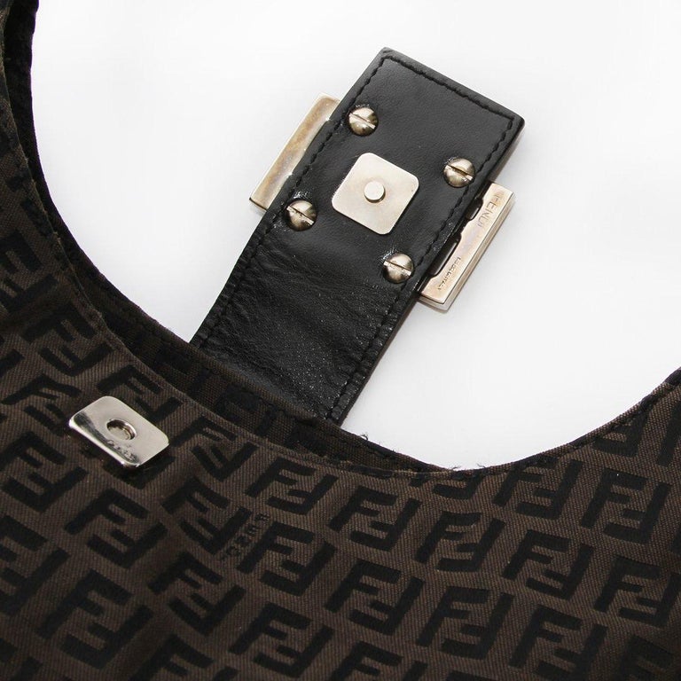 Fendi Monogram Zucca Hobo Bag For Sale at 1stDibs | fendi hobo bag ...