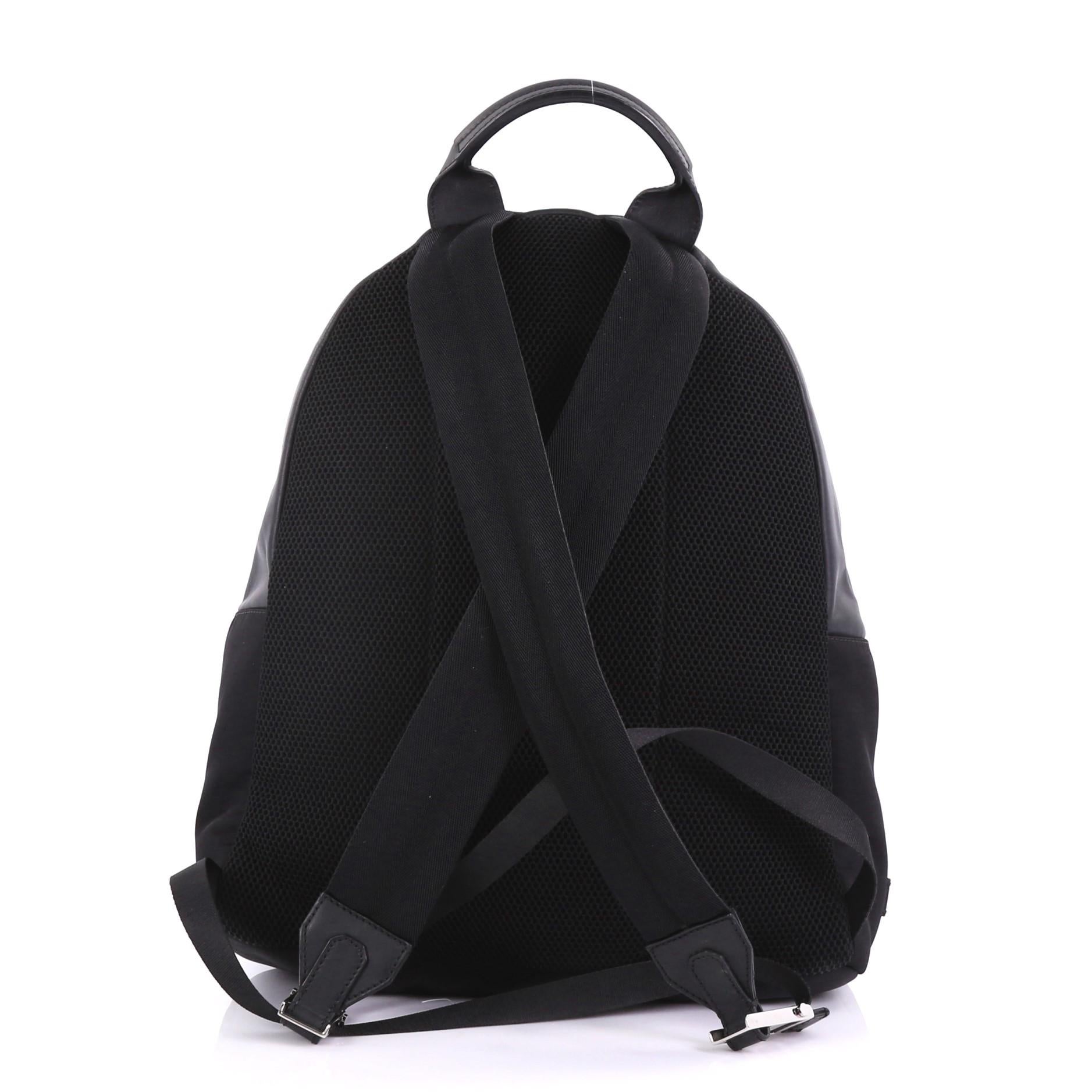Fendi Monster Backpack Nylon Large In Good Condition In NY, NY