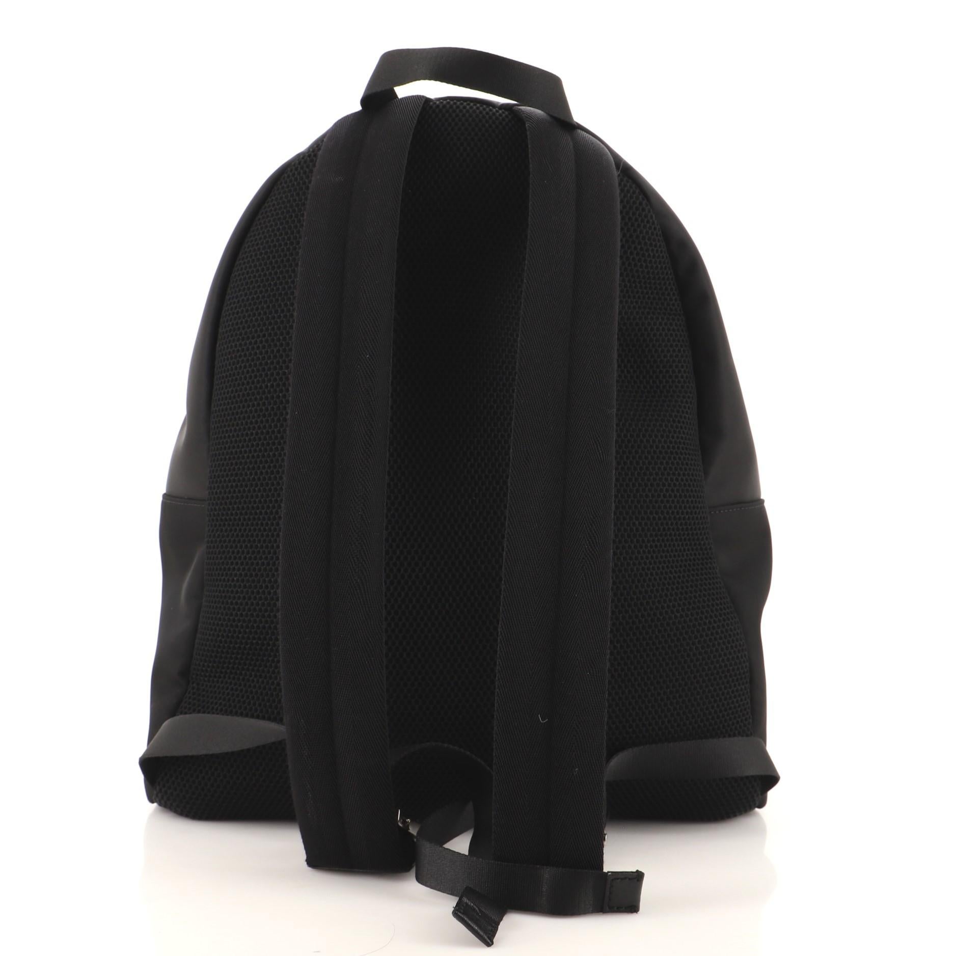 Fendi Monster Rucksack aus Nylon groß im Zustand „Gut“ in NY, NY