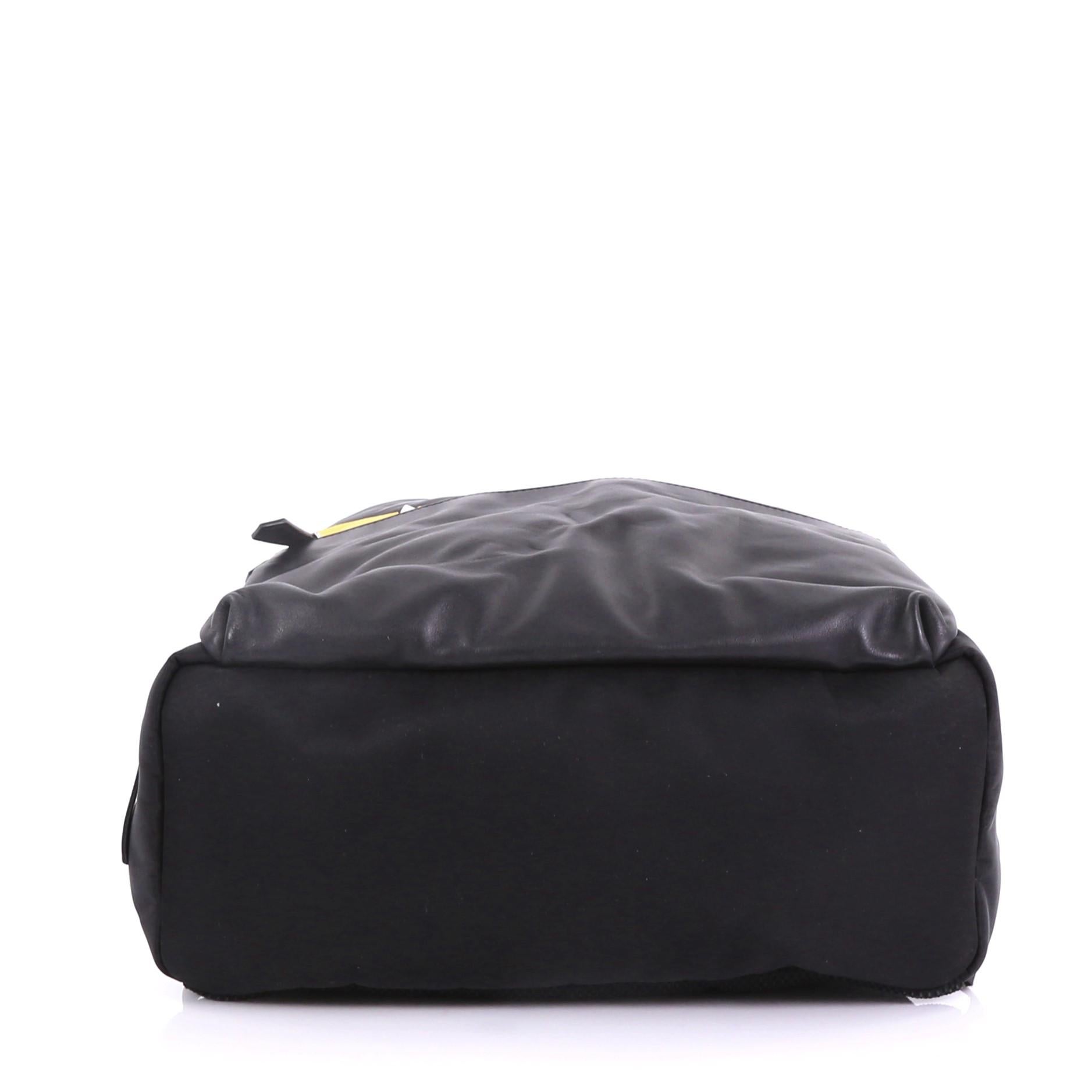 Women's Fendi Monster Backpack Nylon Large