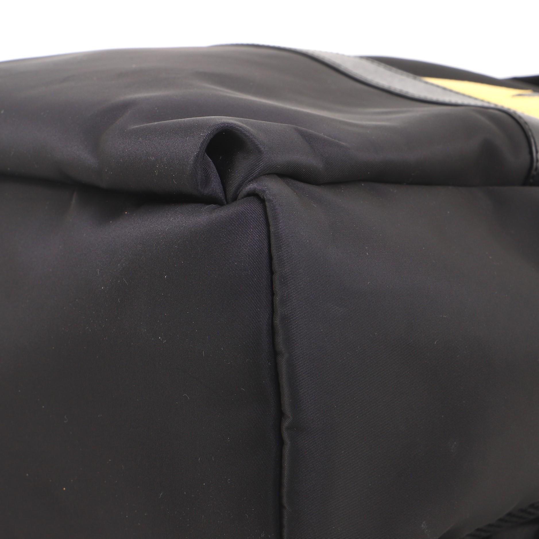 Fendi Monster Rucksack aus Nylon groß 2