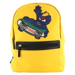 Fendi Monster Backpack Nylon with Applique Medium