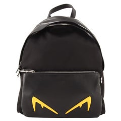 Fendi Monster Backpack Nylon with Leather Large