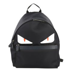 Fendi Monster Backpack Nylon with Leather Large