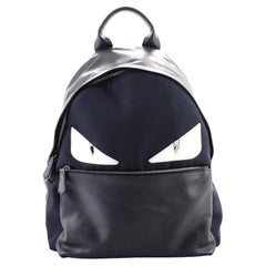 Fendi Monster Backpack Nylon with Leather Large