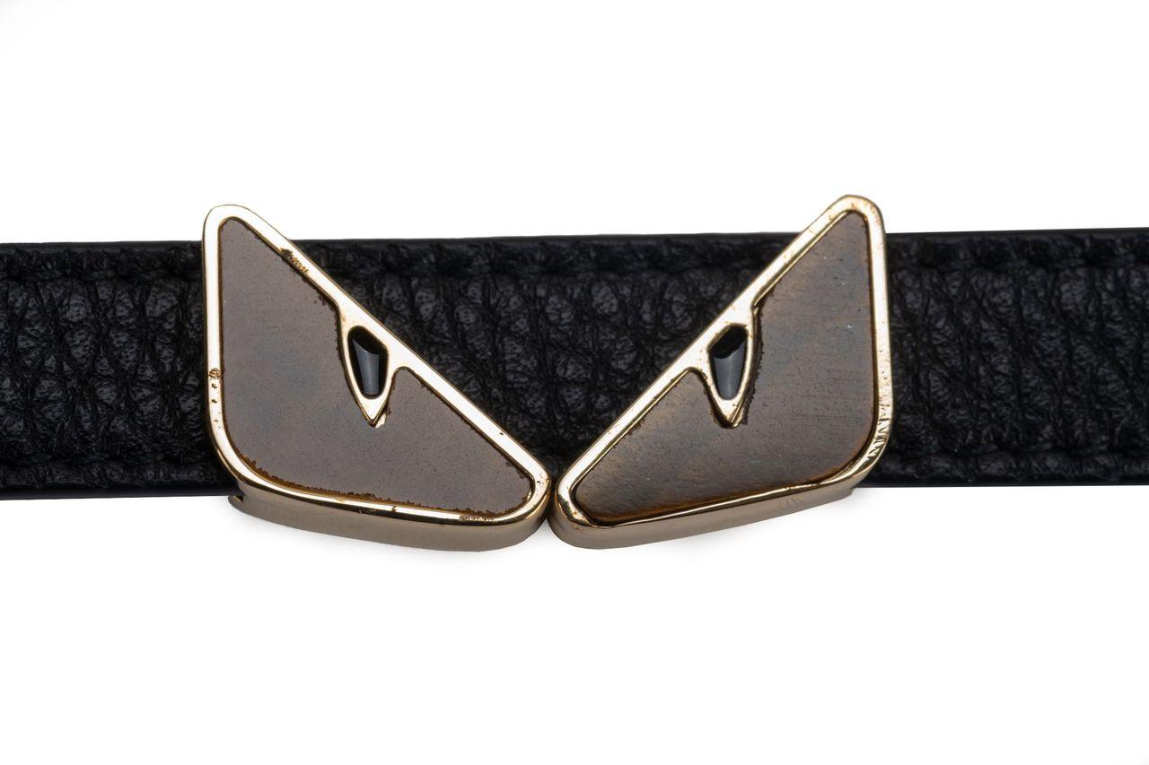 Women's Fendi Monster Bracelet Tiger Eye Black For Sale