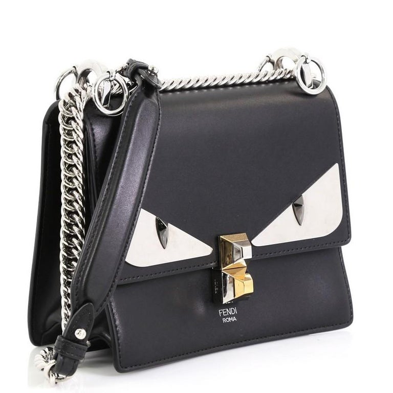 Fendi Monster Kan I Bag Leather Small For Sale at 1stdibs