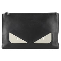 Fendi Monster Pouch Leather Large