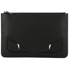 Fendi Monster Pouch Leather Medium