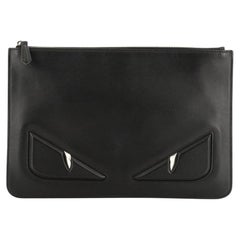 Fendi Monster Pouch Leather Medium