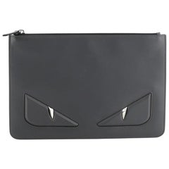 Fendi Monster Pouch Leather Medium