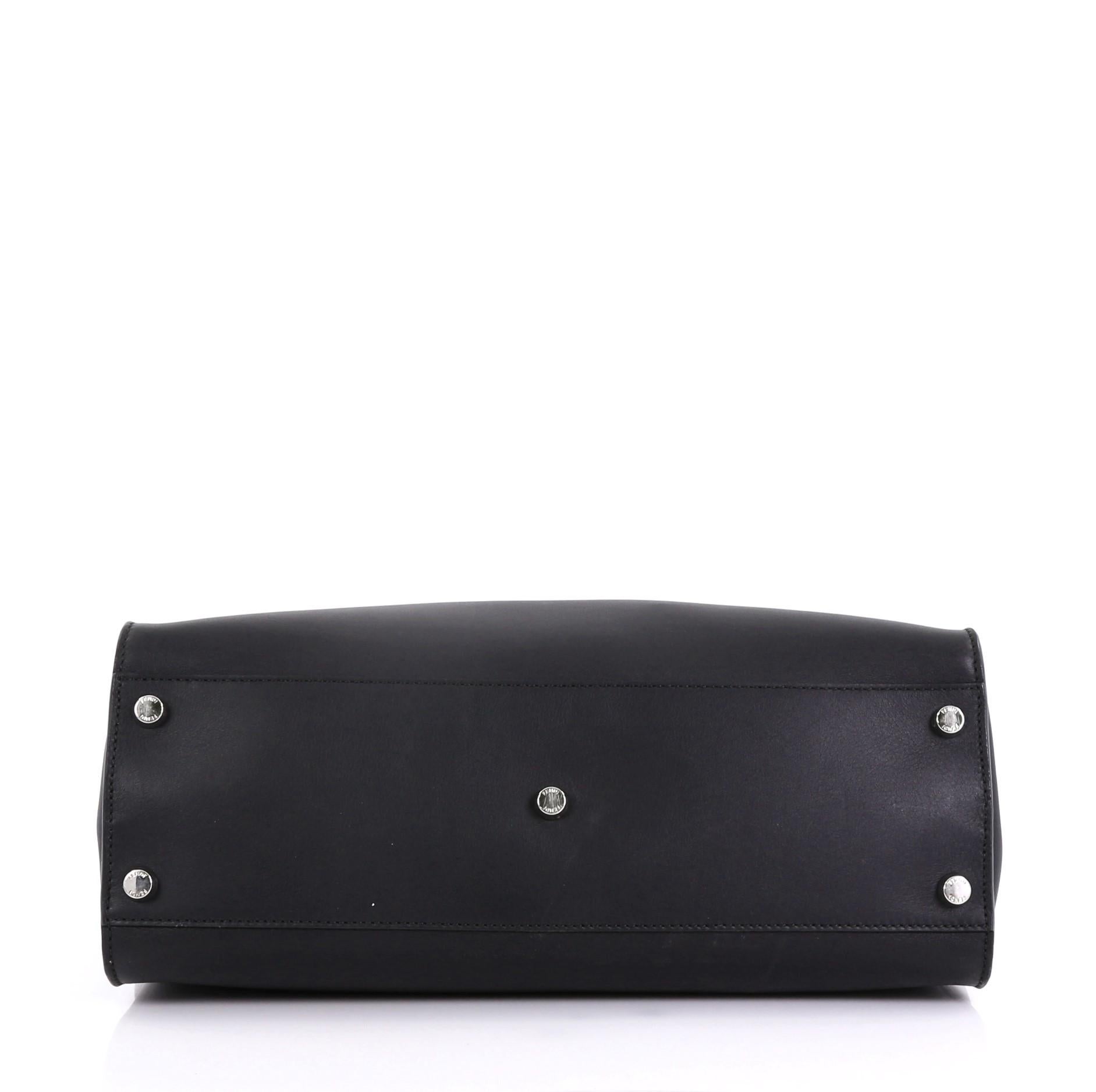 Fendi Monster Selleria Peekaboo Bag Leather XL In Excellent Condition In NY, NY
