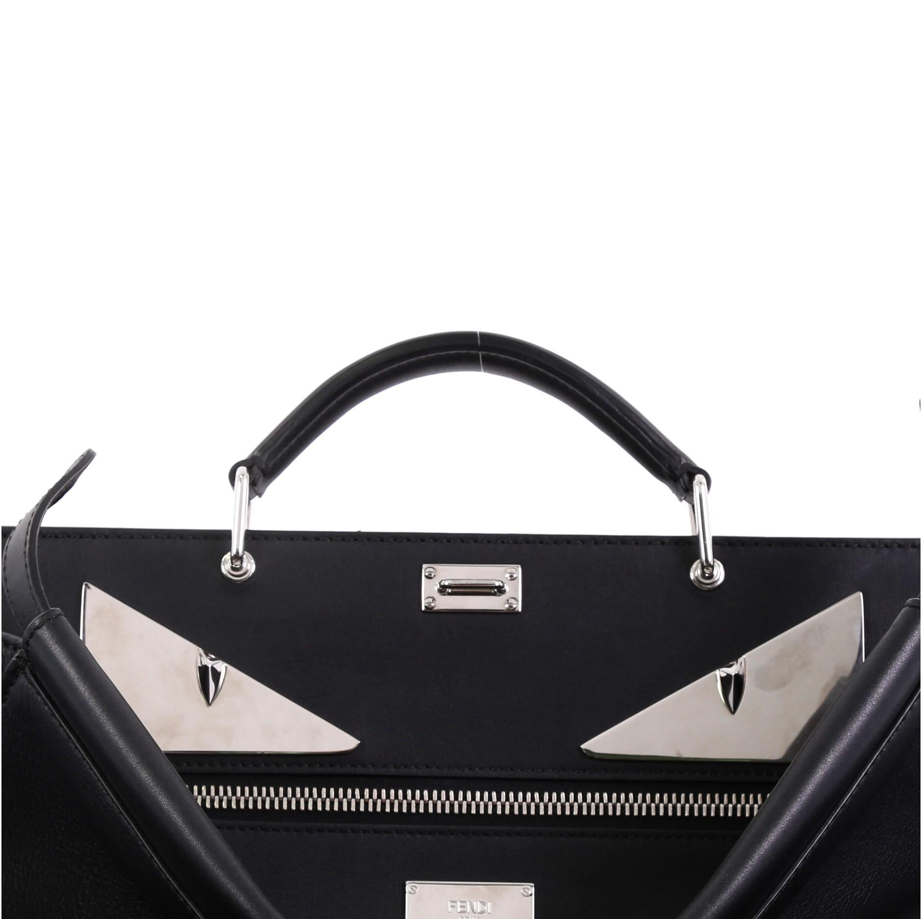 Women's Fendi Monster Selleria Peekaboo Bag Leather XL