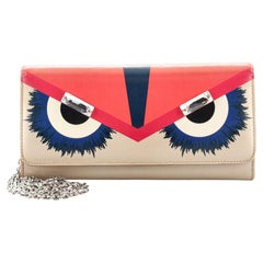  Fendi Monster Wallet on Chain Leather