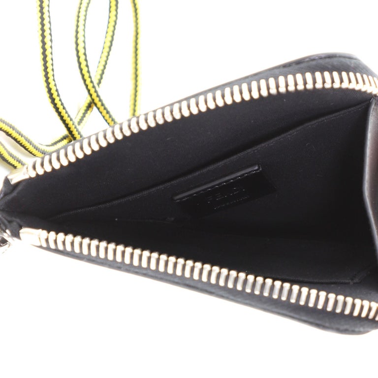 Fendi Monster Zip Around Passport Holder Leather Small at 1stDibs fendi passport holder