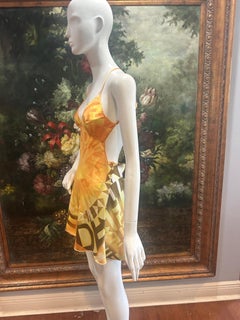 FENDI MORPHEW COLLECTION Silk 1 Scarf Mini Dress