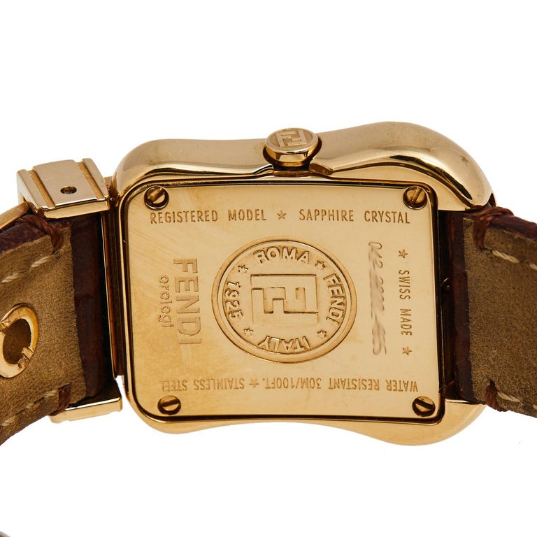 Fendi Mother of Pearl Gold Plated B.Fendi 3800L Women display picture 1
