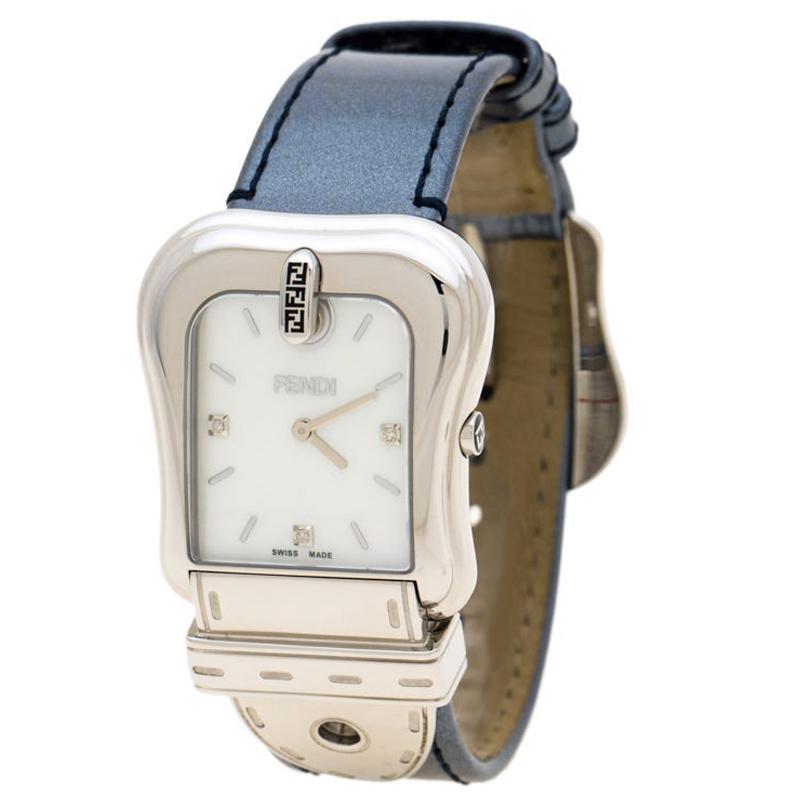 Fendi Mother of Pearl Stainless Steel B.Fendi 3800G Women's Wristwatch ...