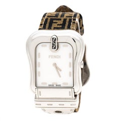 Used Fendi Mother of Pearl Stainless Steel B.Fendi 3800G Women's Wristwatch 33 mm