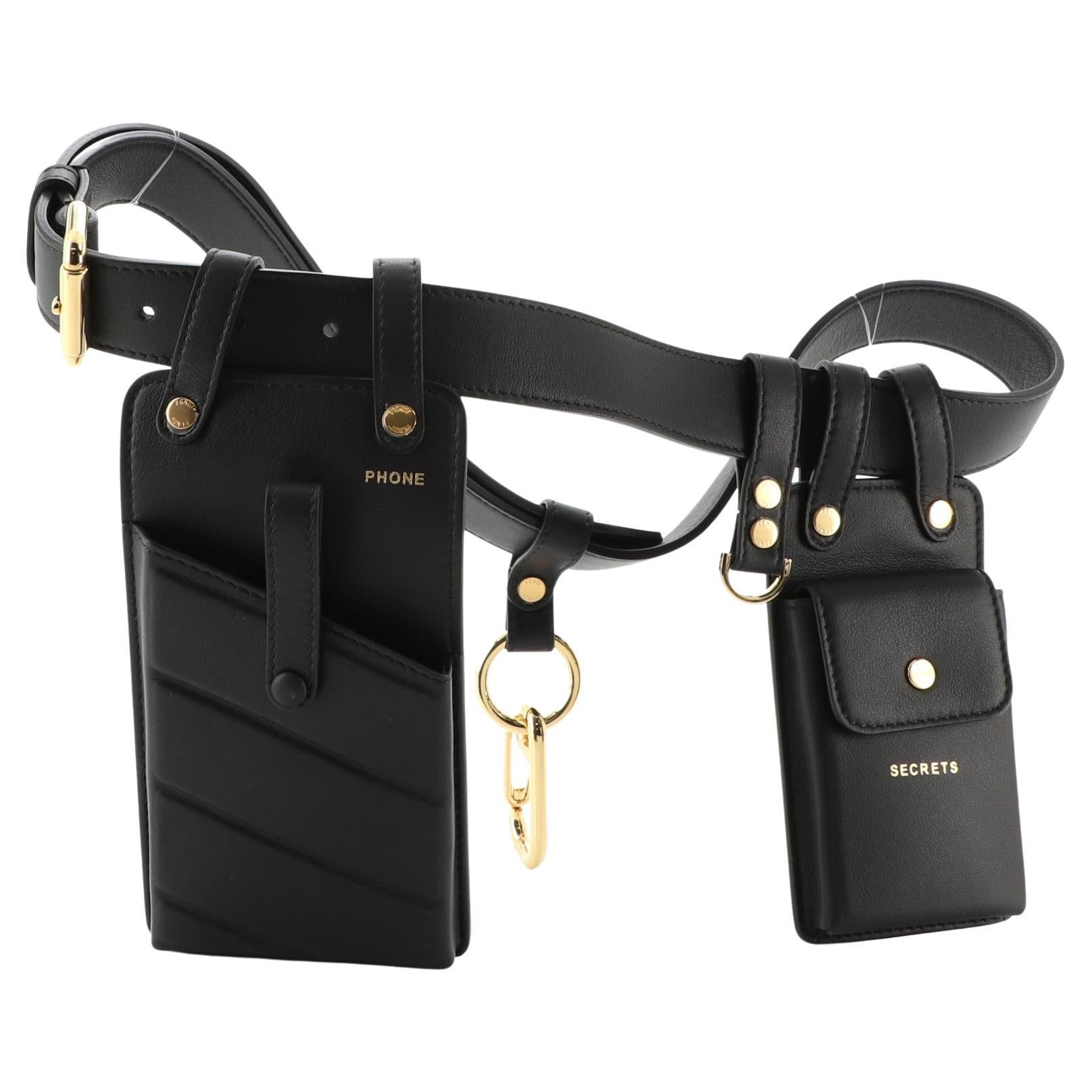 Fendi Multi Accessory Belt Bag Leather