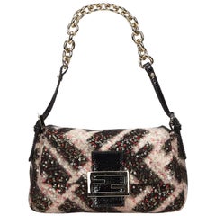 Fendi Multi Coloured Sequinned Mamma Baguette