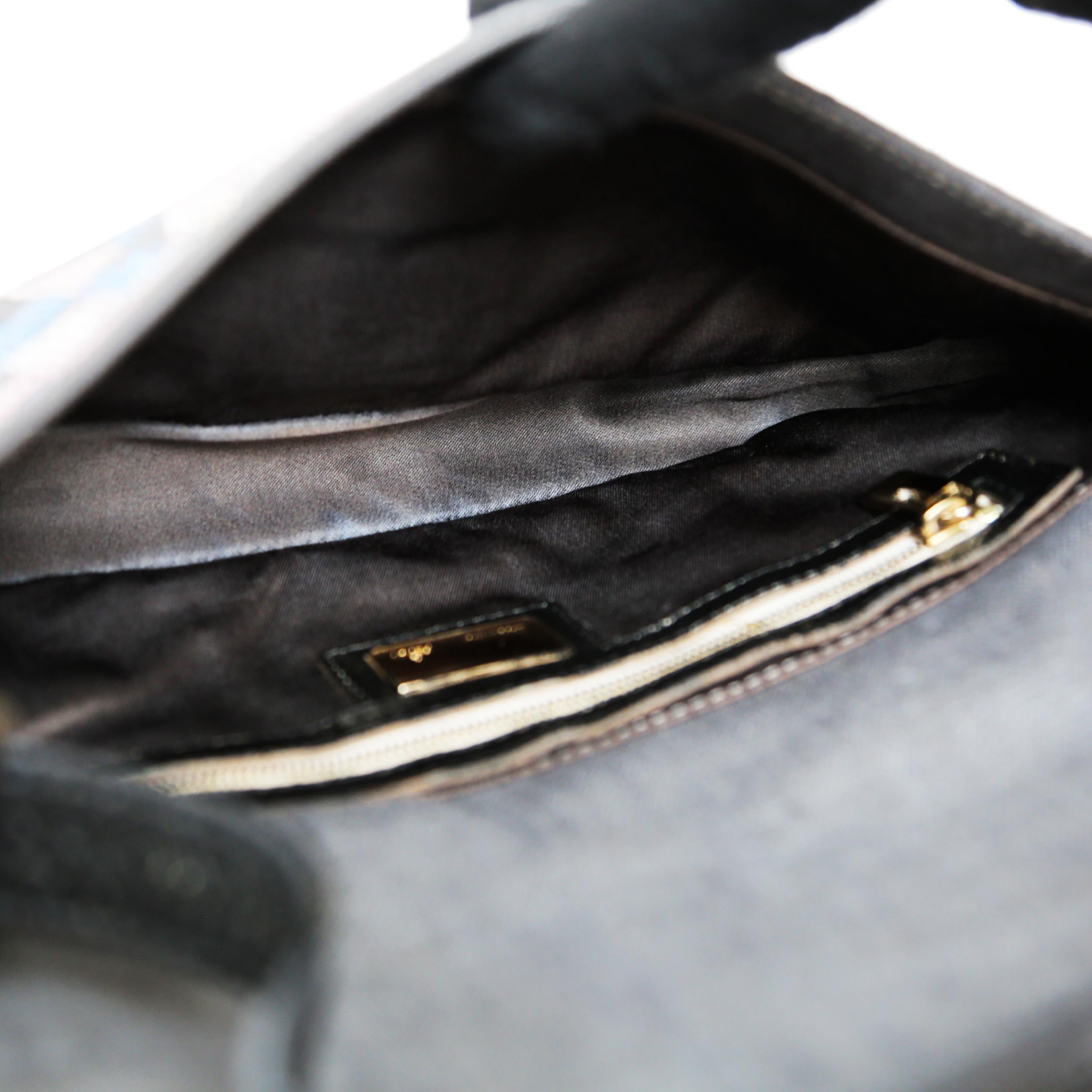 Fendi Multi Glitter Baguette Handbag For Sale 2