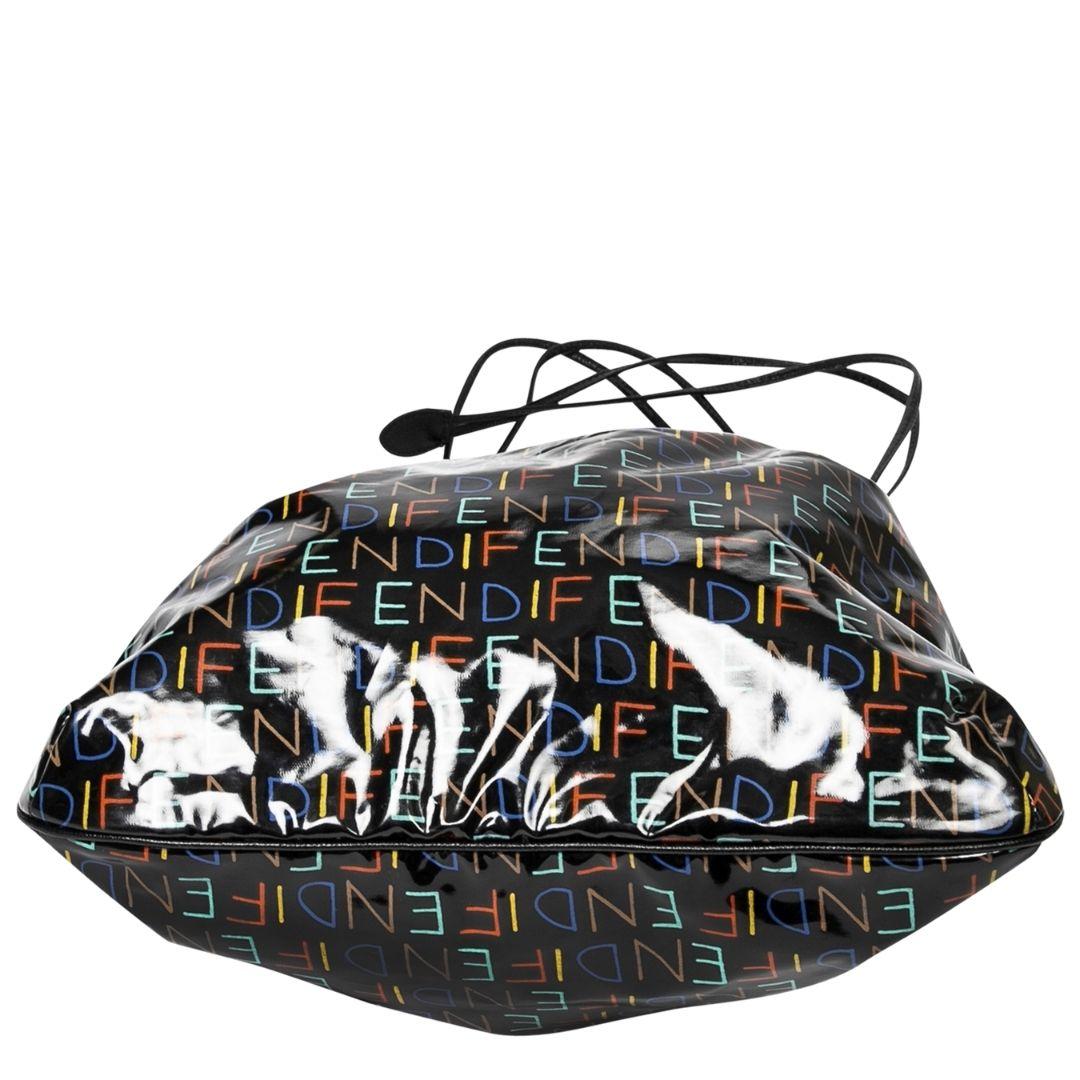 Women's or Men's Fendi Multicolor Drawstring Bag For Sale