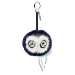 Fendi Multicolor Fur Funky Monster Bug Bag Charm